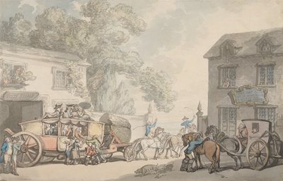 Reizen in Frankrijk door Thomas Rowlandson